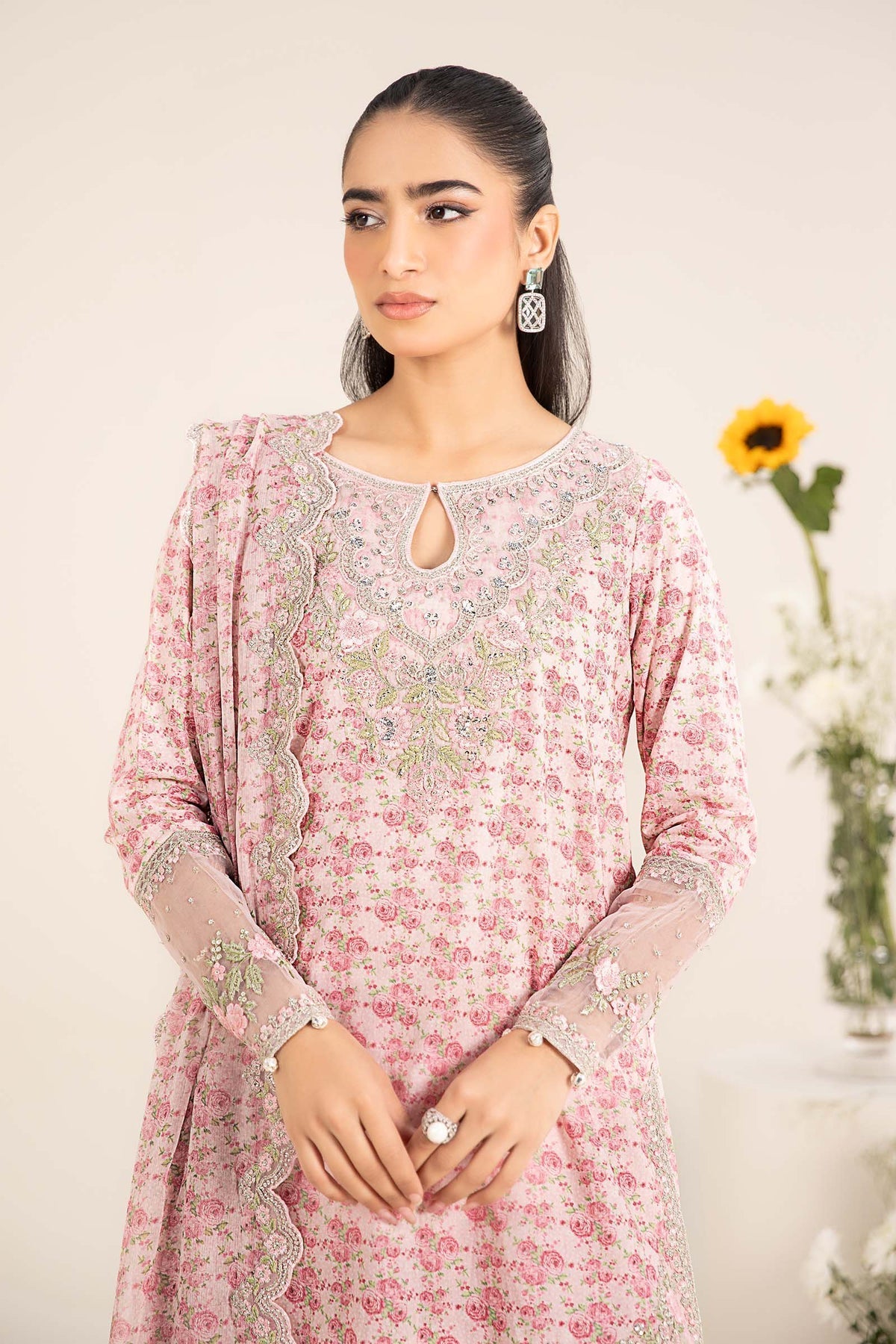 Maria B | Casual Pret 25 | DW-EF25-50 M Pink Lawn