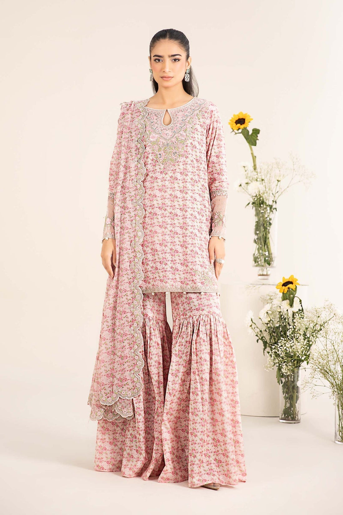 Maria B | Casual Pret 25 | DW-EF25-50 XS Pink Lawn