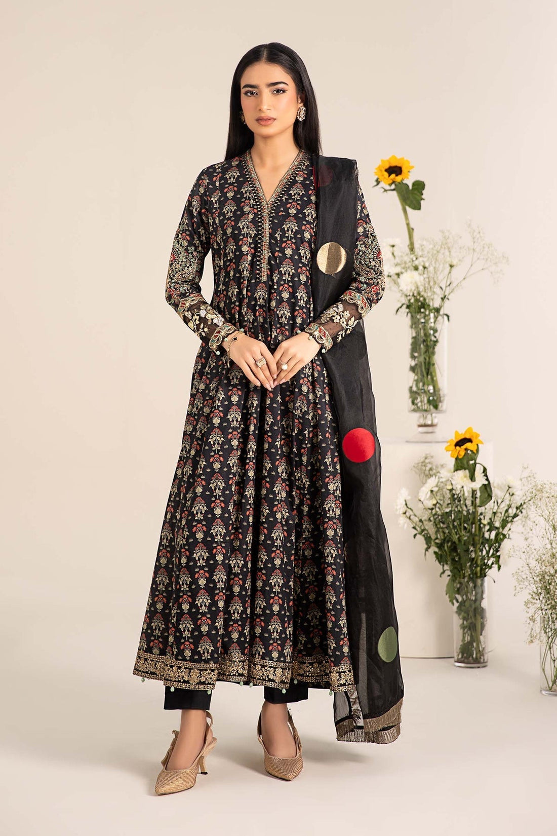 Maria B | Casual Pret 25 | DW-EF25-54 XS Black Lawn
