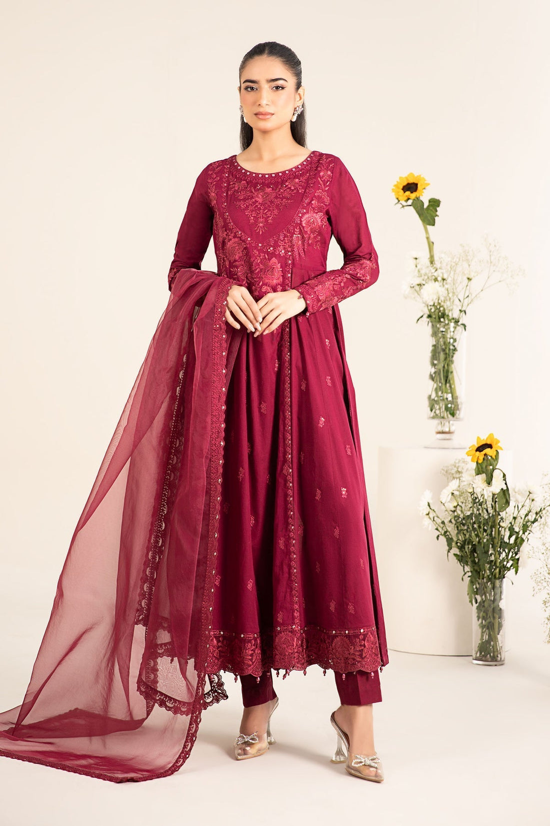 Maria B | Casual Pret 25 | DW-EF25-83 XS Berry Lawn