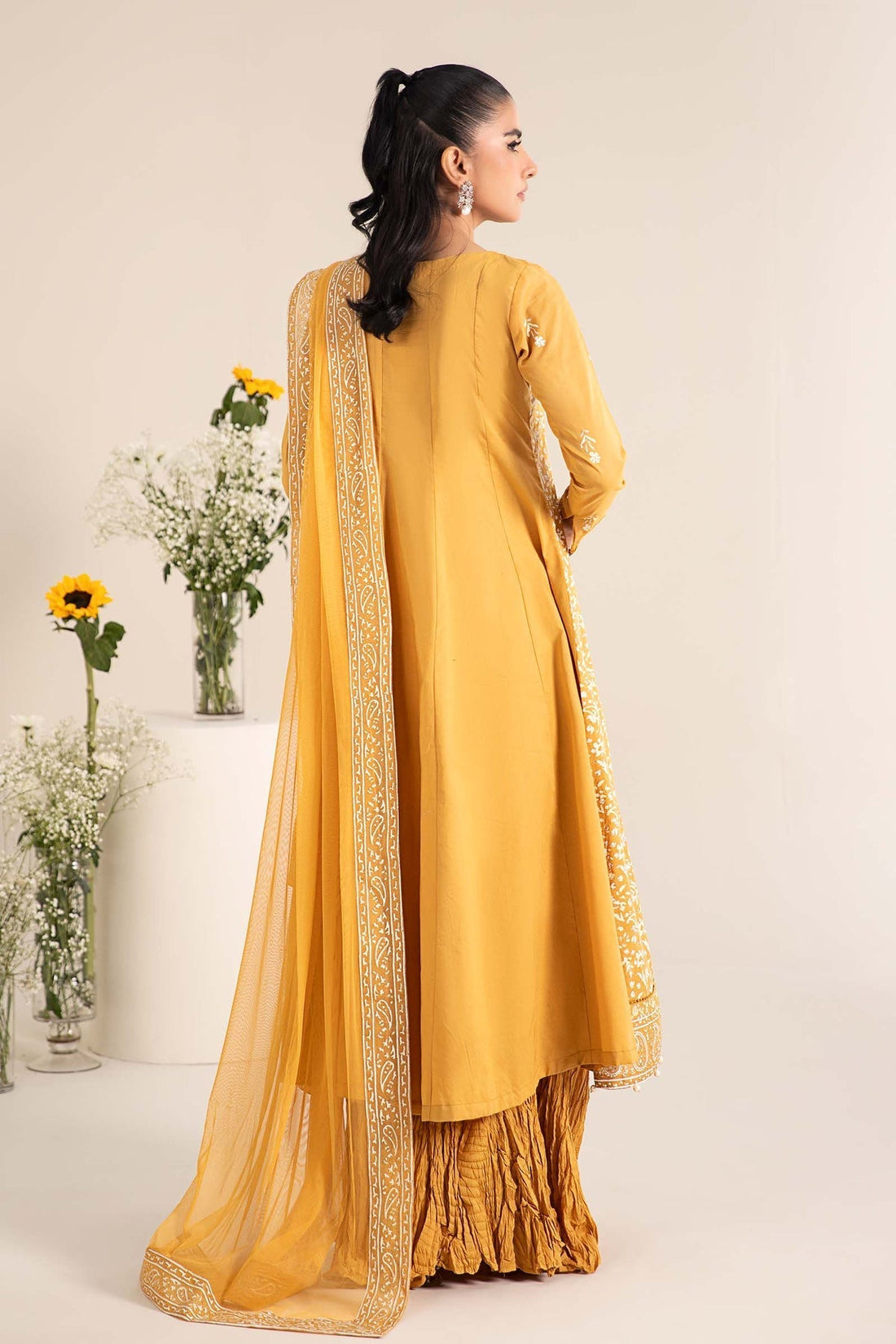 Maria B | Casual Pret 25 | DW-EF25-97 XS Yellow Lawn