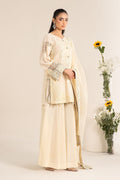 Maria B | Casual Pret 25 | DW-EF25-99 XL Ivory Lawn
