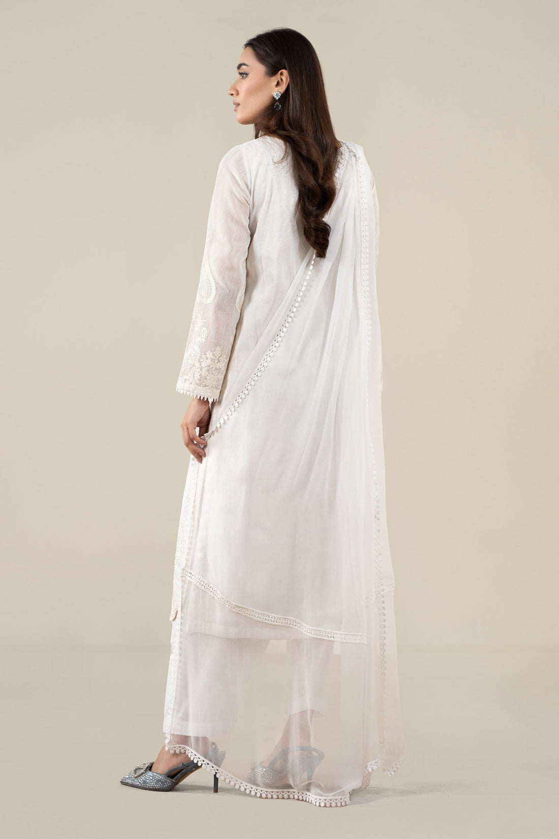 Maria B | Pre Fall 25 | Paper Cotton Suit 07 - Pakistani Designer Dress - by Maria B - Type : Ladies Clothes - 100% Original at Saira Sultan