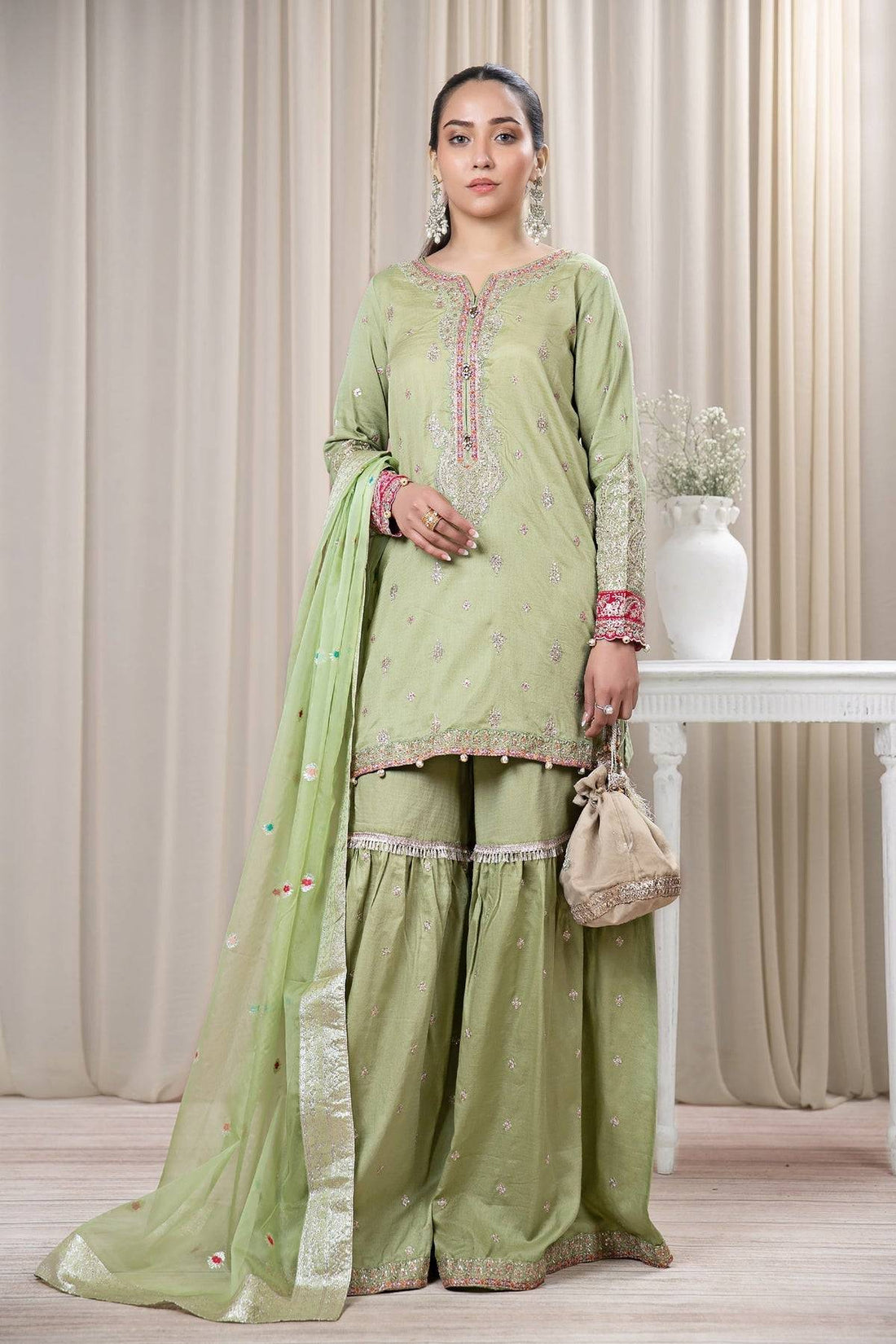 Maria B | Casual Pret 2024 | DW-EF24-23 - Pakistani Designer Dress - by Maria B | Type: Casuals - 100% Original at Saira Sultan