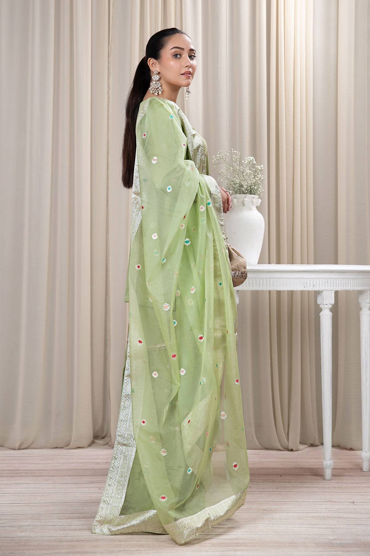 Maria B | Casual Pret 2024 | DW-EF24-23 - Pakistani Designer Dress - by Maria B | Type: Casuals - 100% Original at Saira Sultan