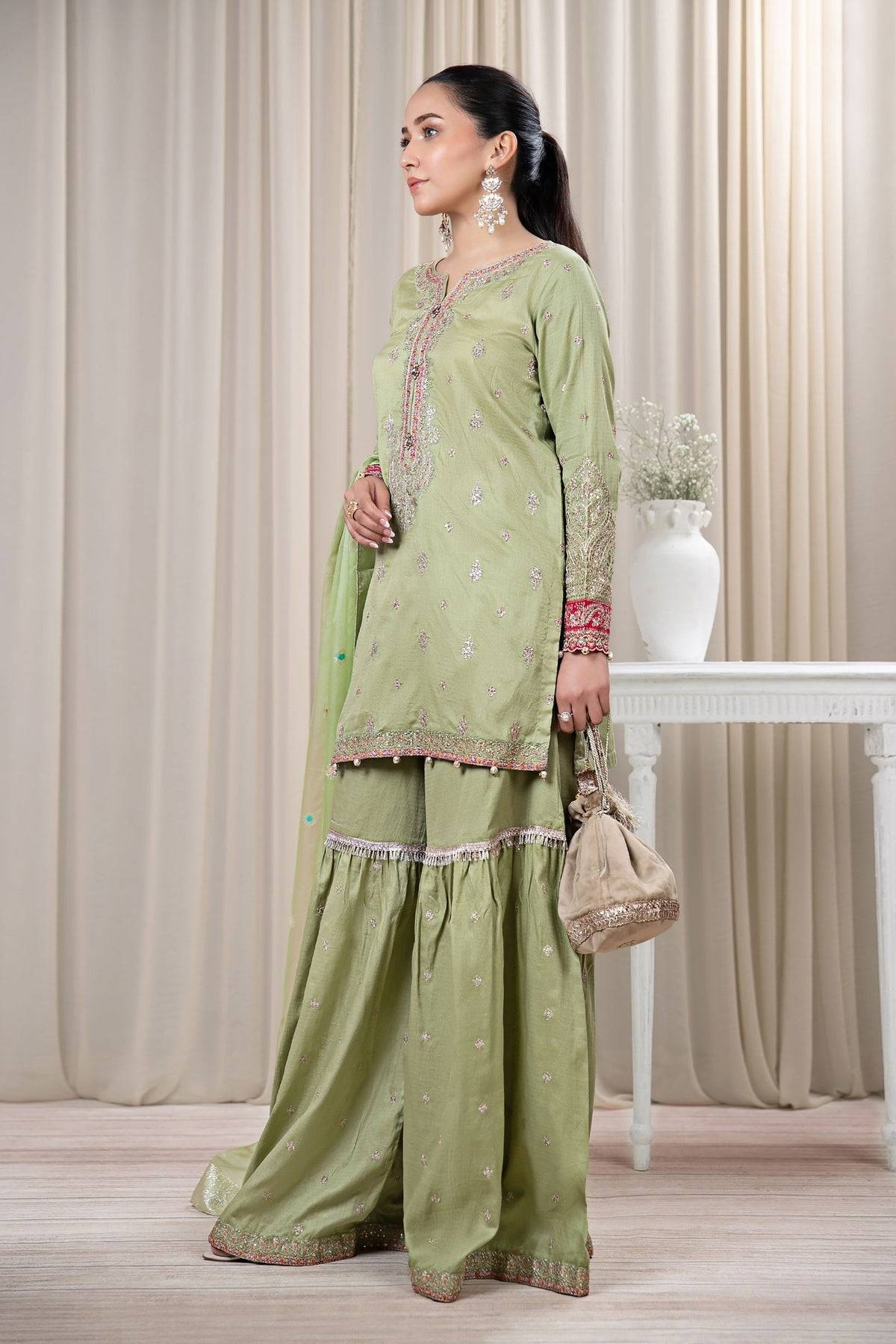 Maria B | Casual Pret 2024 | DW-EF24-23 - Pakistani Designer Dress - by Maria B | Type: Casuals - 100% Original at Saira Sultan