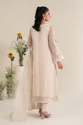 Maria B | Casual Pret 25 | DW-EF25-02 S Off White Poly Organza
