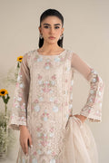 Maria B | Casual Pret 25 | DW-EF25-02 L Off White Poly Organza
