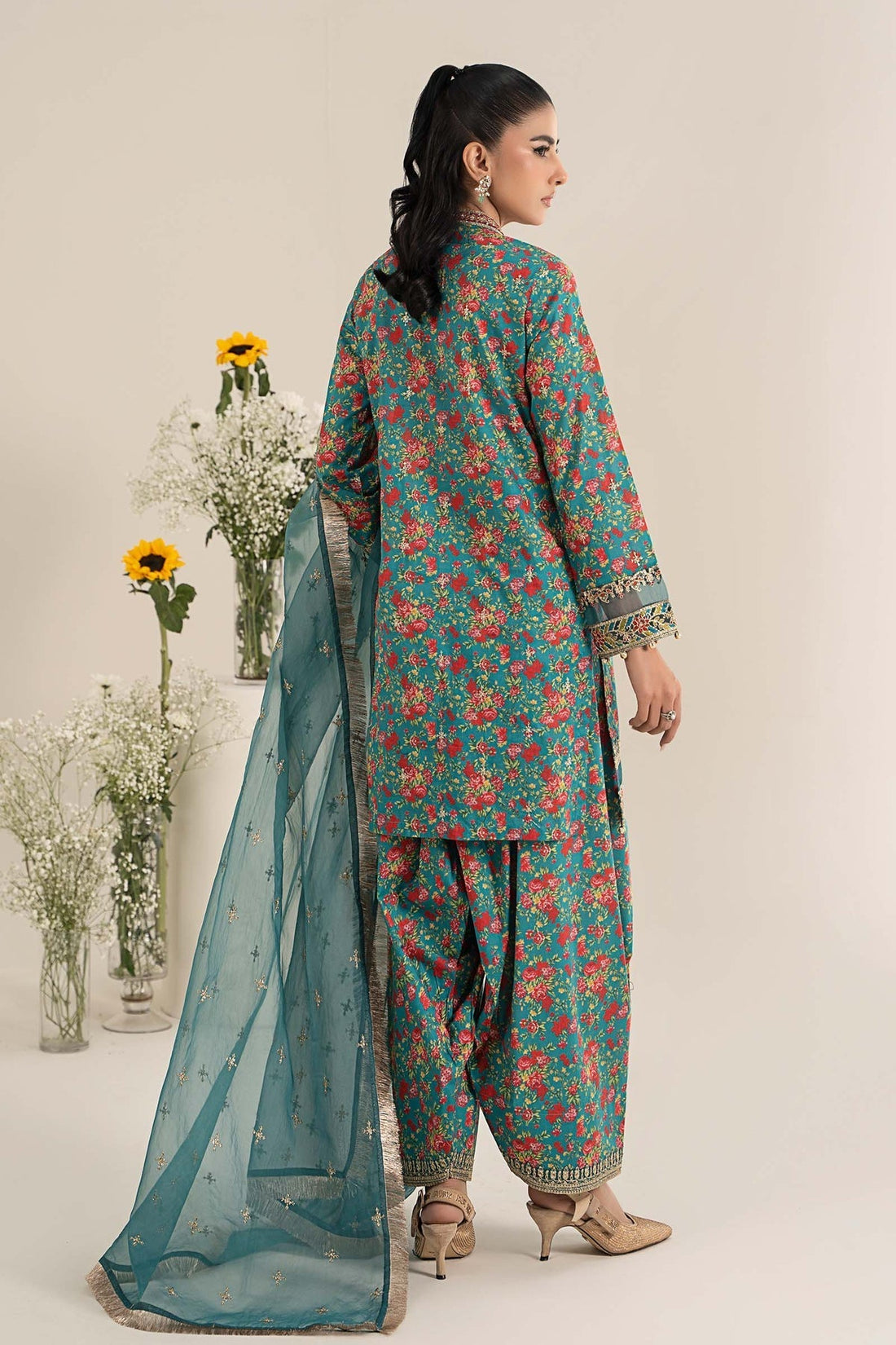 Maria B | Casual Pret 25 | DW-EF25-09 XS Sea Green Lawn