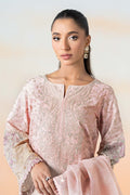 Maria B | Casual Pret 25 | DW-EF25-13 L Pink Jacquard Lawn