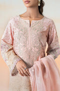 Maria B | Casual Pret 25 | DW-EF25-13 M Pink Jacquard Lawn