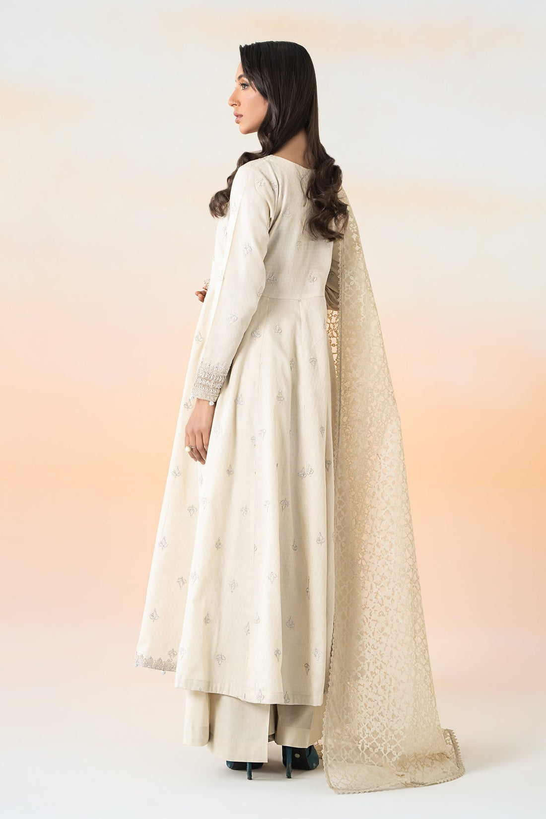 Maria B | Casual Pret 25 | DW-EF25-30 XS Beige Lawn