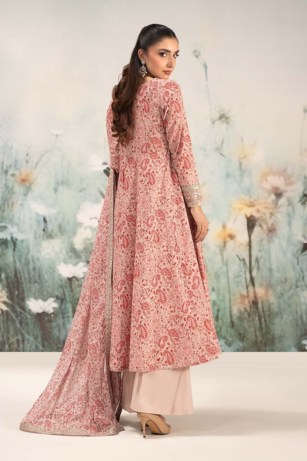 Maria B | Casual Pret 25 | DW-EF25-31 S Pink Lawn