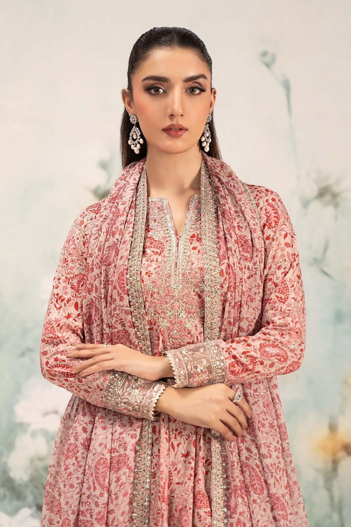 Maria B | Casual Pret 25 | DW-EF25-31 L Pink Lawn