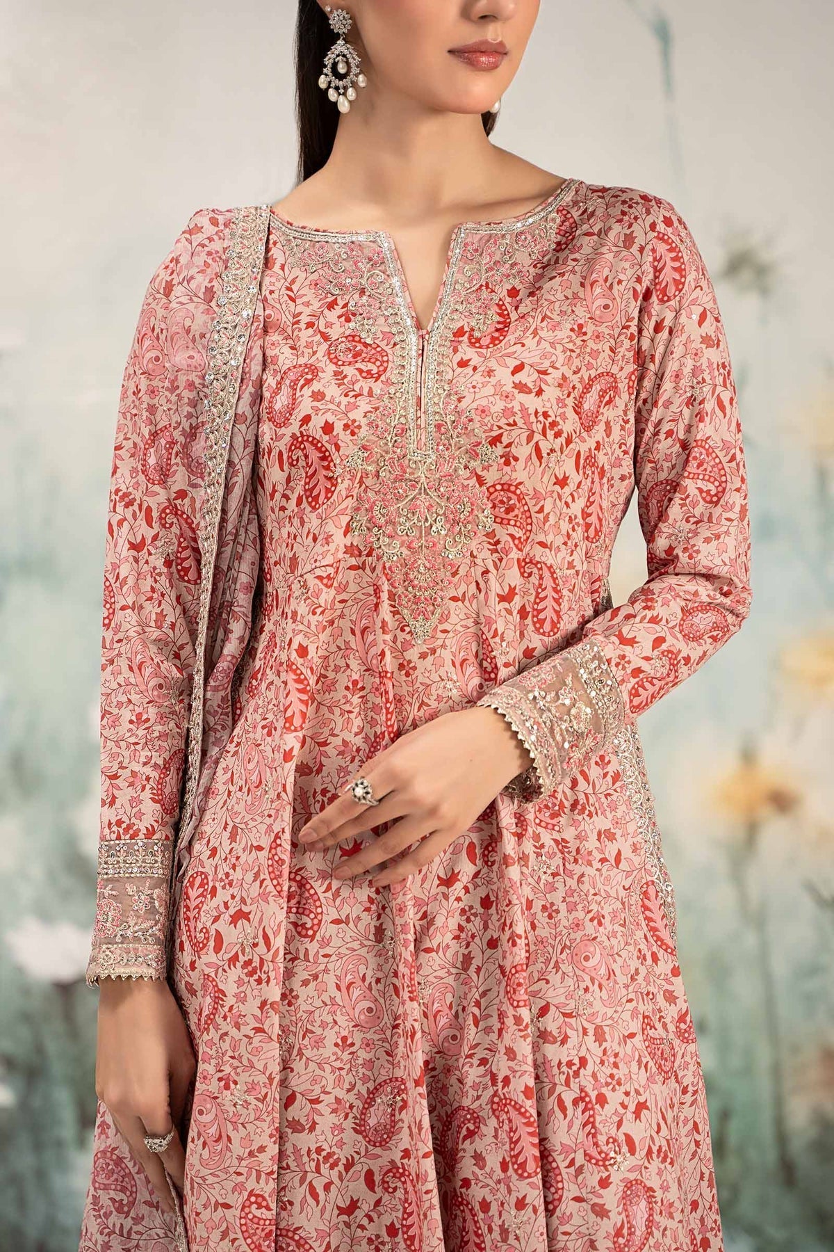 Maria B | Casual Pret 25 | DW-EF25-31 M Pink Lawn
