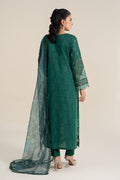 Maria B | Casual Pret 25 | DW-EF25-47 S Teal Green Jacquard Lawn