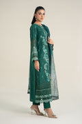 Maria B | Casual Pret 25 | DW-EF25-47 XL Teal Green Jacquard Lawn