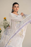 Maria B | Casual Pret 25 | DW-EF25-49 L Off White Jacquard Lawn