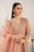 Maria B | Casual Pret 25 | DW-EF25-88 L Peach Cotton Net