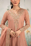 Maria B | Casual Pret 25 | DW-EF25-88 M Peach Cotton Net