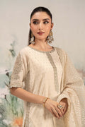 Maria B | Casual Pret 25 | DW-EF25-98 L Off White Cotton