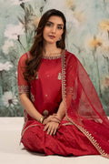Maria B | Casual Pret 25 | DW-EF25-102 XL Red Lawn