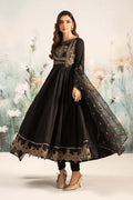 Maria B | Casual Pret 25 | DW-EF25-43 XL Black Jacquard Lawn