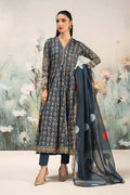 Maria B | Casual Pret 25 | DW-EF25-54 XS Navy Blue Lawn