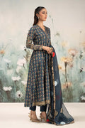 Maria B | Casual Pret 25 | DW-EF25-54 XL Navy Blue Lawn