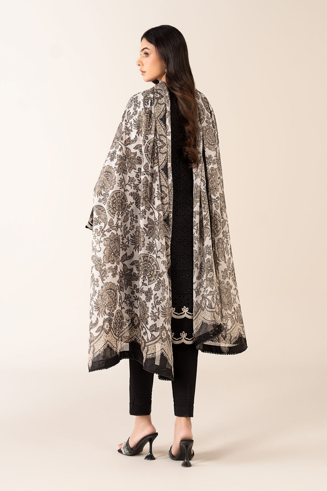 Maria B | Pre Fall 25 | Chiffon Suit 06 - Pakistani Designer Dress - by Maria B - Type : Ladies Clothes - 100% Original at Saira Sultan
