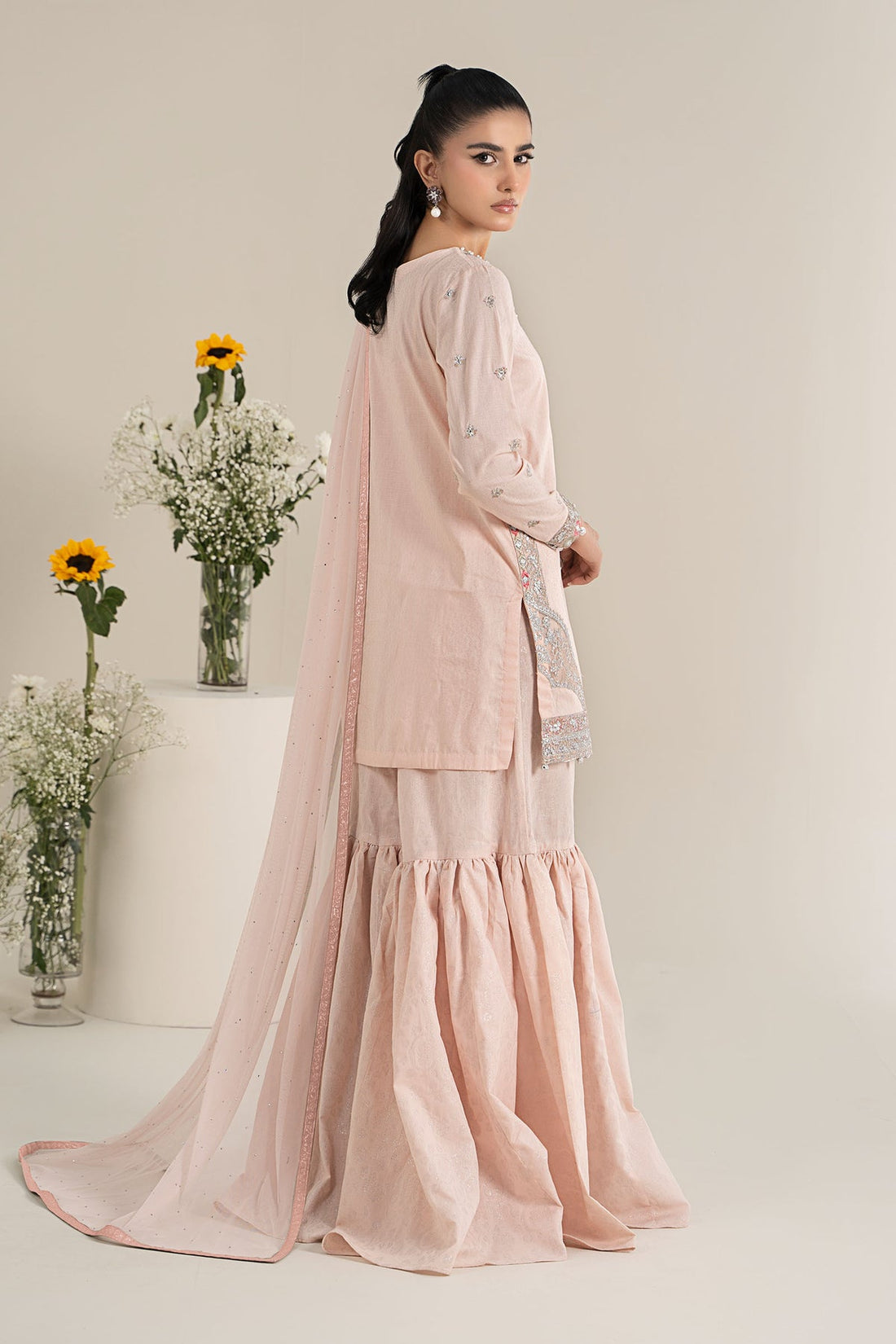 Maria B | Casual Pret 25 | DW-EF25-61 XS Pink Lawn