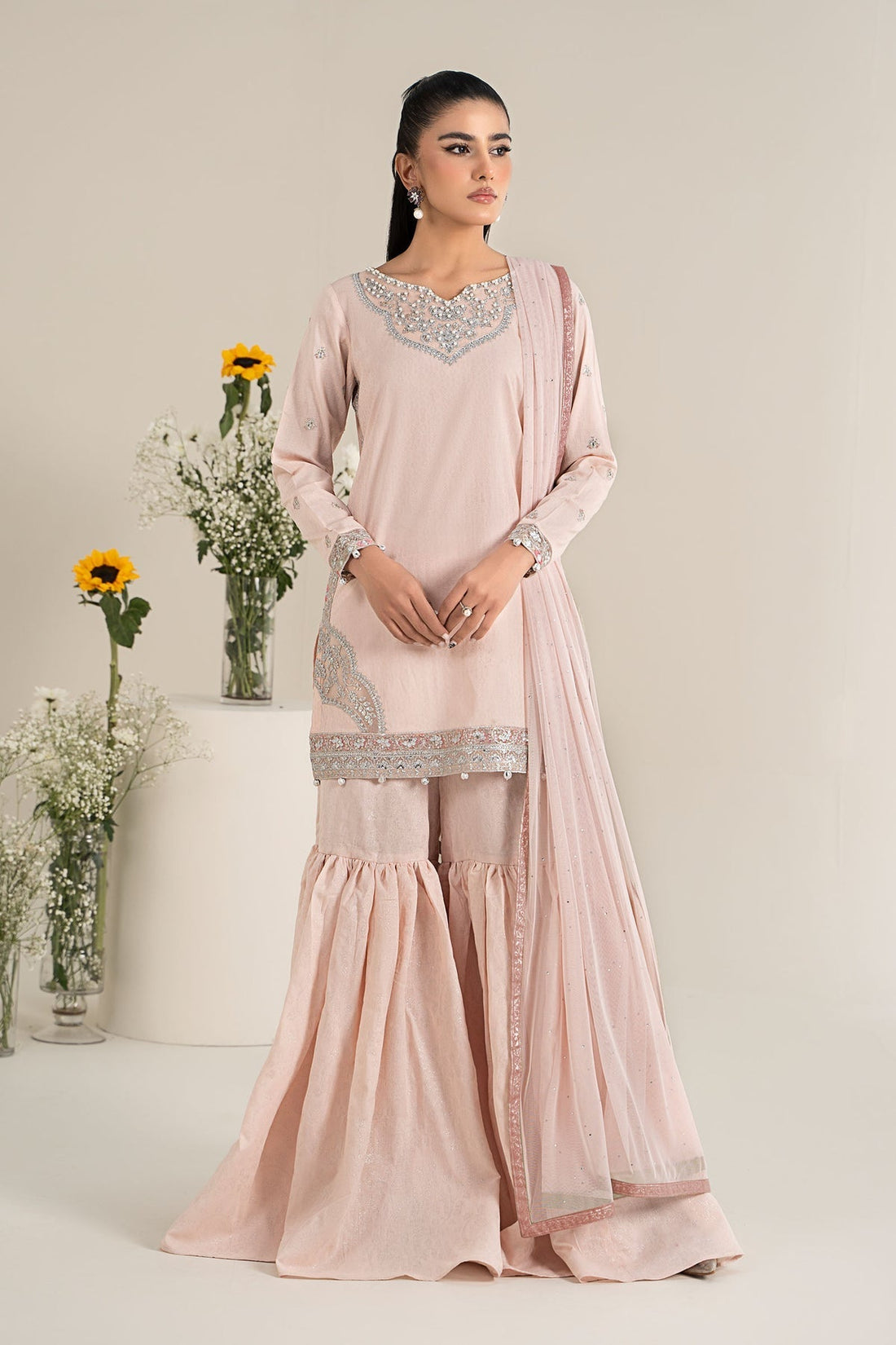 Maria B | Casual Pret 25 | DW-EF25-61 XS Pink Lawn