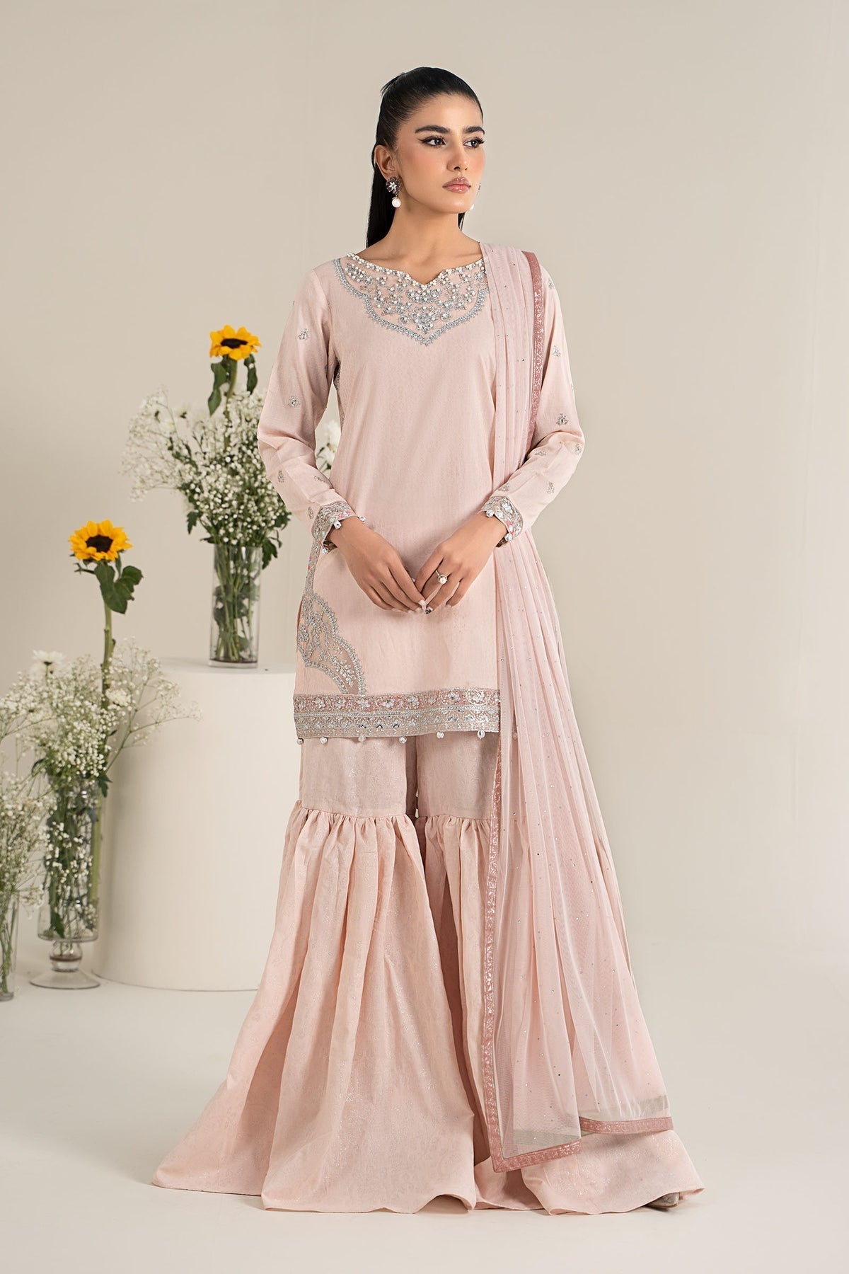 Maria B | Casual Pret 25 | DW-EF25-61 XS Pink Lawn