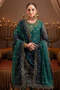 Alizeh | Jhalak Formals | AF-JHLK-04-DEEWANI M Teal Green Chiffon