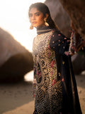 Mahnur | Sirena Luxury Lawn 25 | Derya L Midnight Blue Lawn