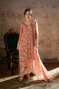 Azure | Ensembles Embroidered Formals | Dusky Bloom XL Tea Pink Chiffon