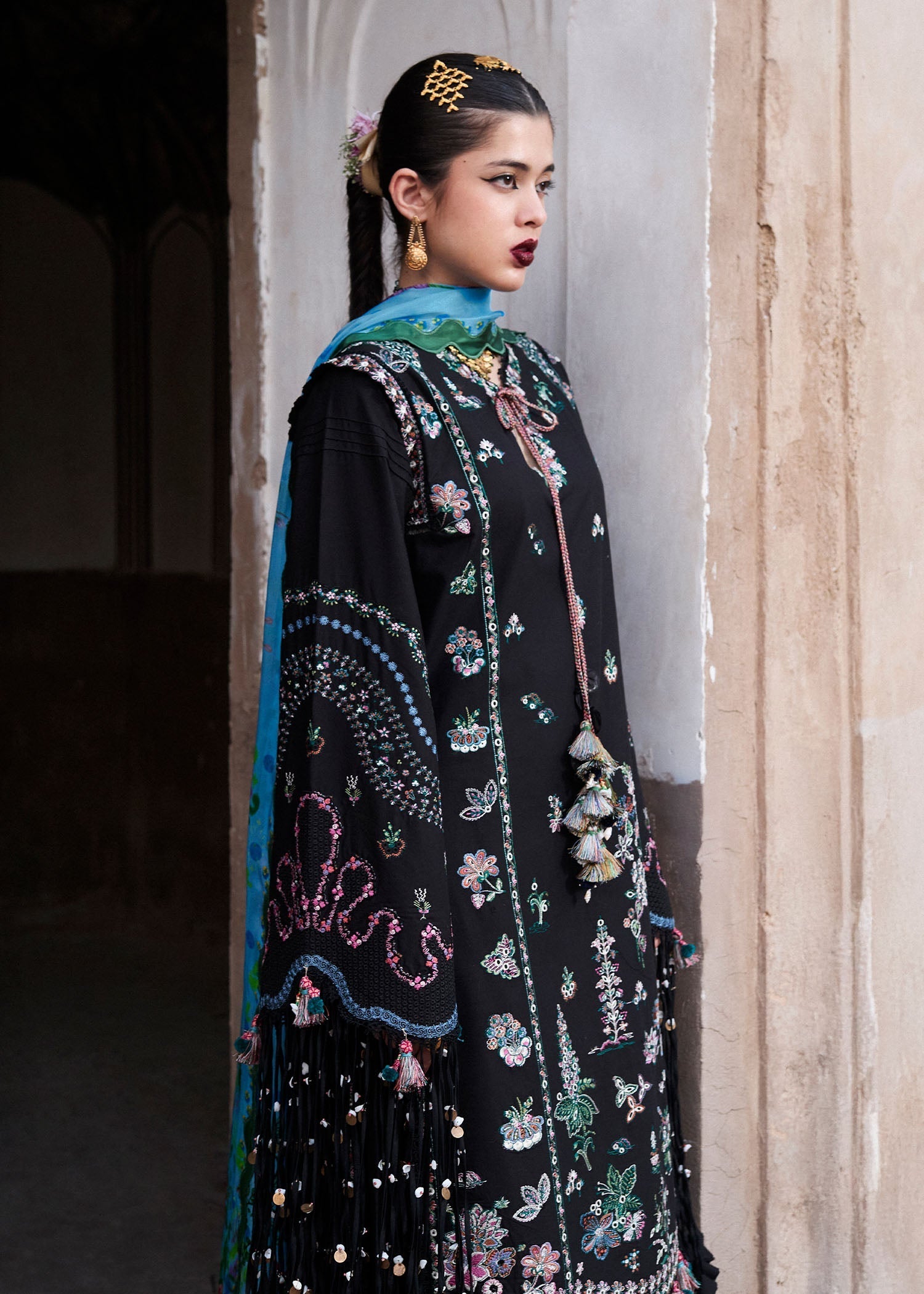 Hussain Rehar | Nirmal SS 25 | Arzo S Black Lawn