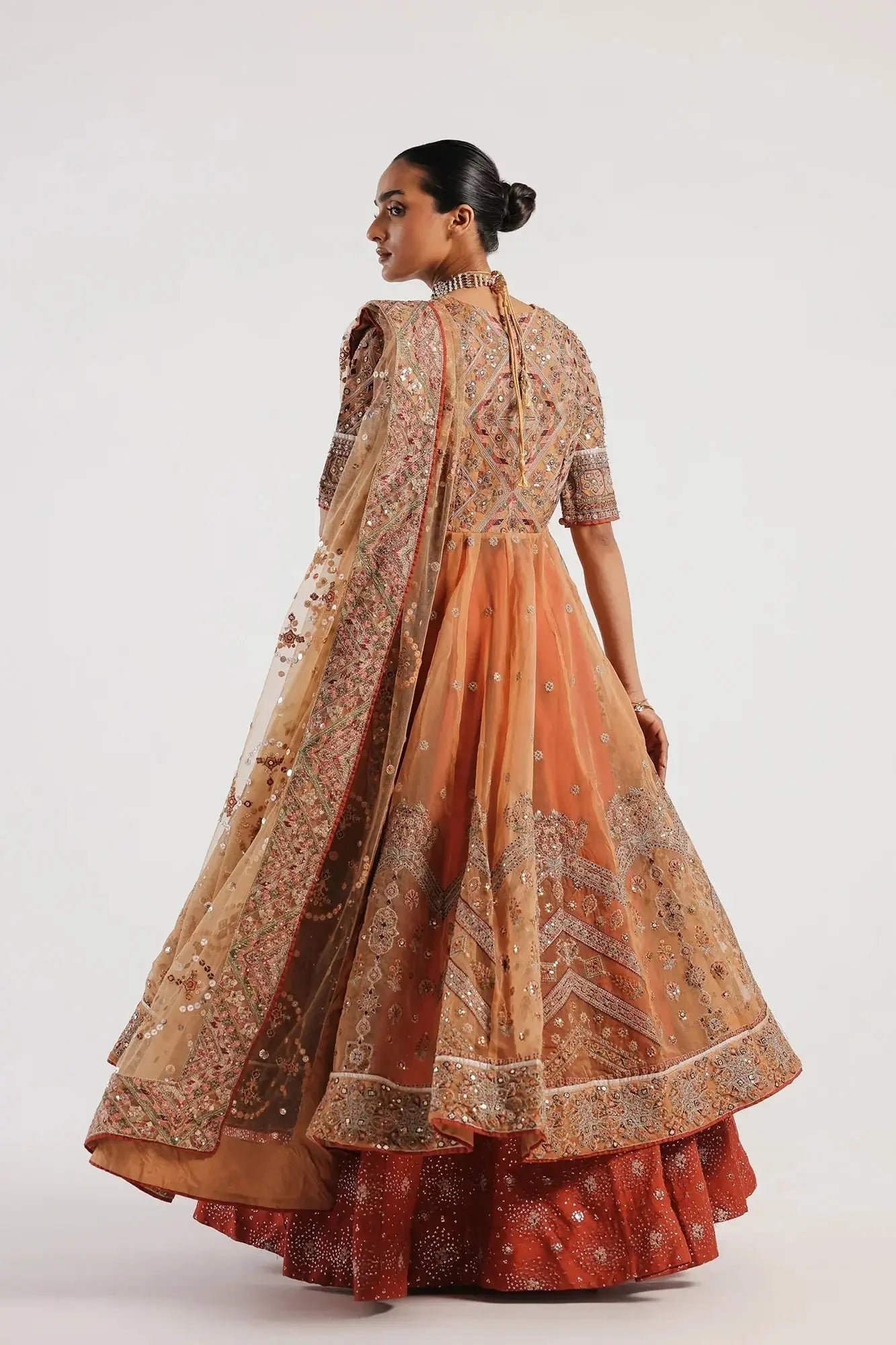 Ethnic | Luxe Formal Collection | E0022/115/114 - Pakistani Designer Dress - by Ethnic | Type: Bridal - 100% Original at Saira Sultan