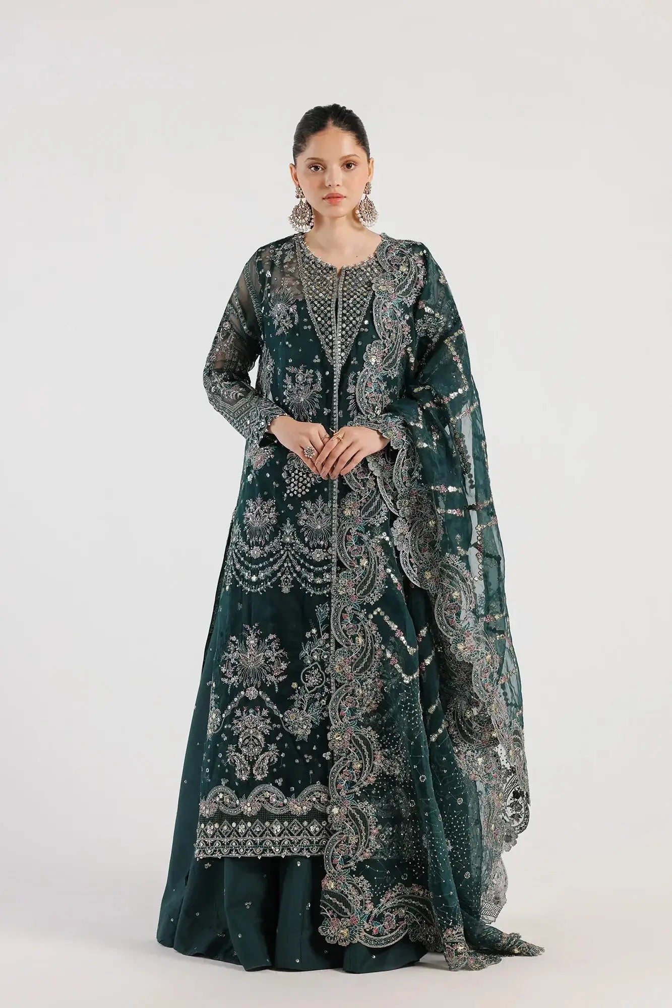 Ethnic | Luxe Formal Collection | E0024/115/711 - Pakistani Designer Dress - by Ethnic | Type: Bridal - 100% Original at Saira Sultan