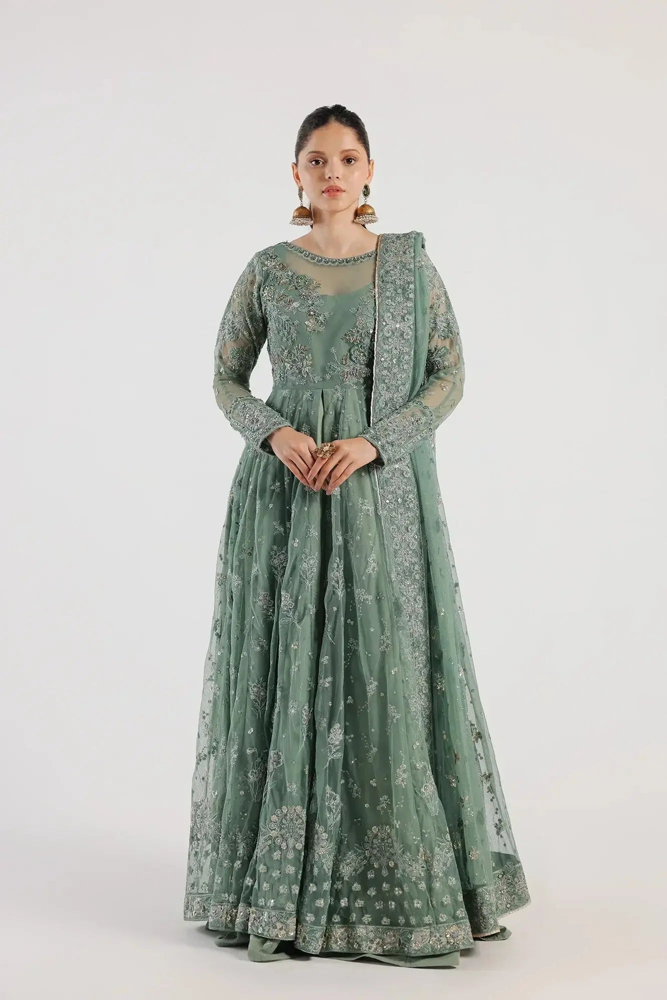Ethnic | Luxe Formal Collection | E0026/115/127 - Pakistani Designer Dress - by Ethnic | Type: Bridal - 100% Original at Saira Sultan