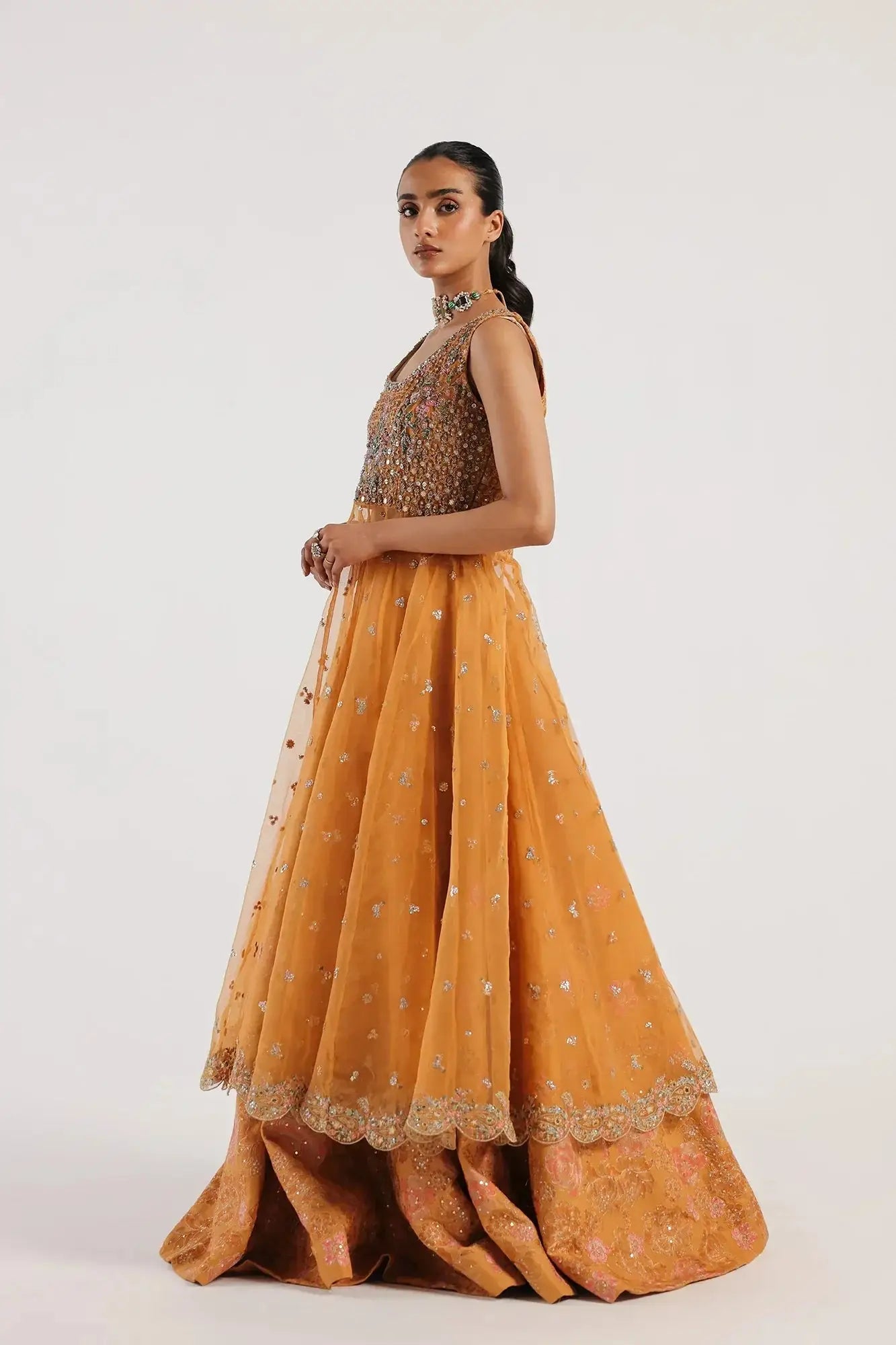 Ethnic | Luxe Formal Collection |  E0027/115/221 - Pakistani Designer Dress - by Ethnic | Type: Bridal - 100% Original at Saira Sultan