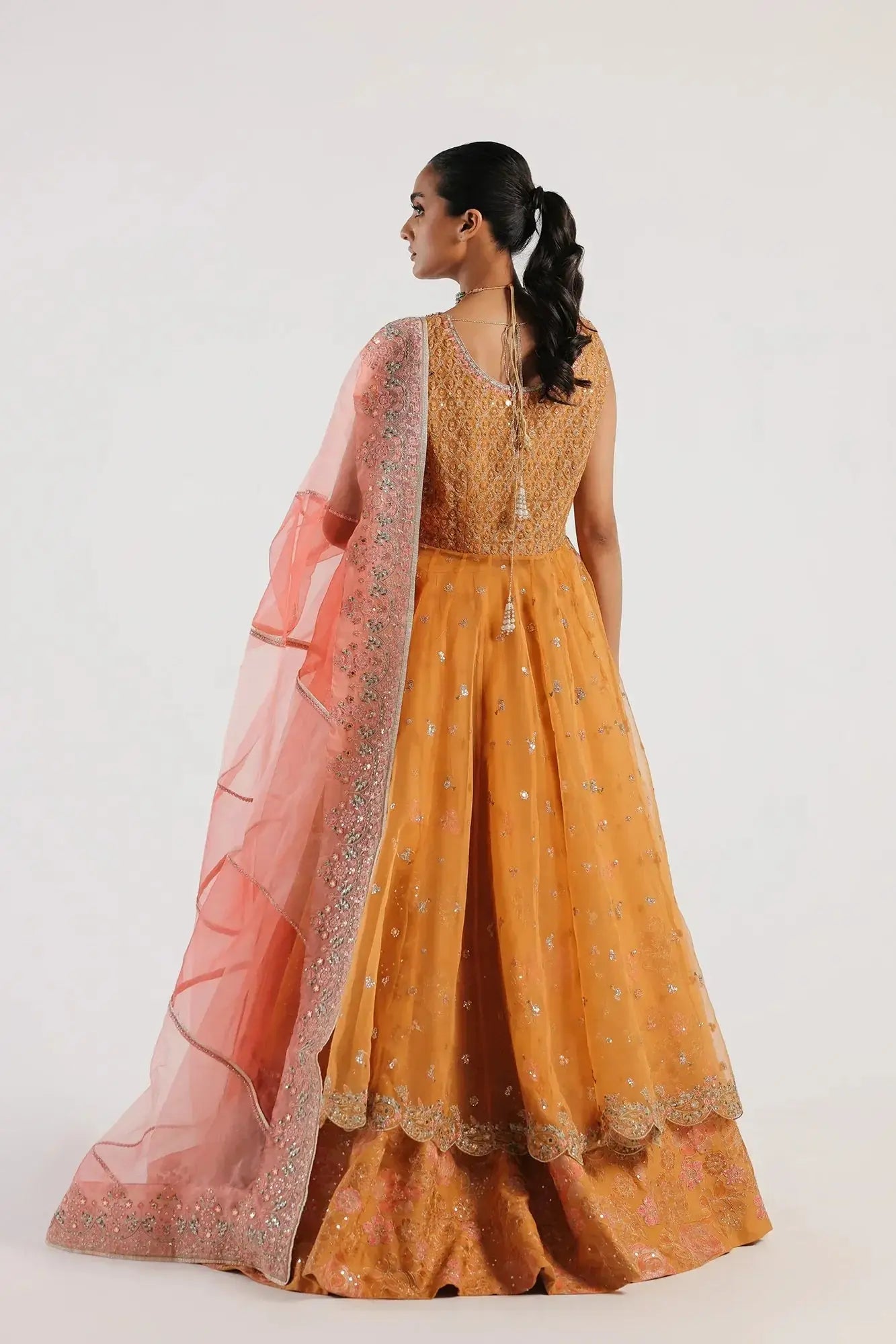 Ethnic | Luxe Formal Collection |  E0027/115/221 - Pakistani Designer Dress - by Ethnic | Type: Bridal - 100% Original at Saira Sultan