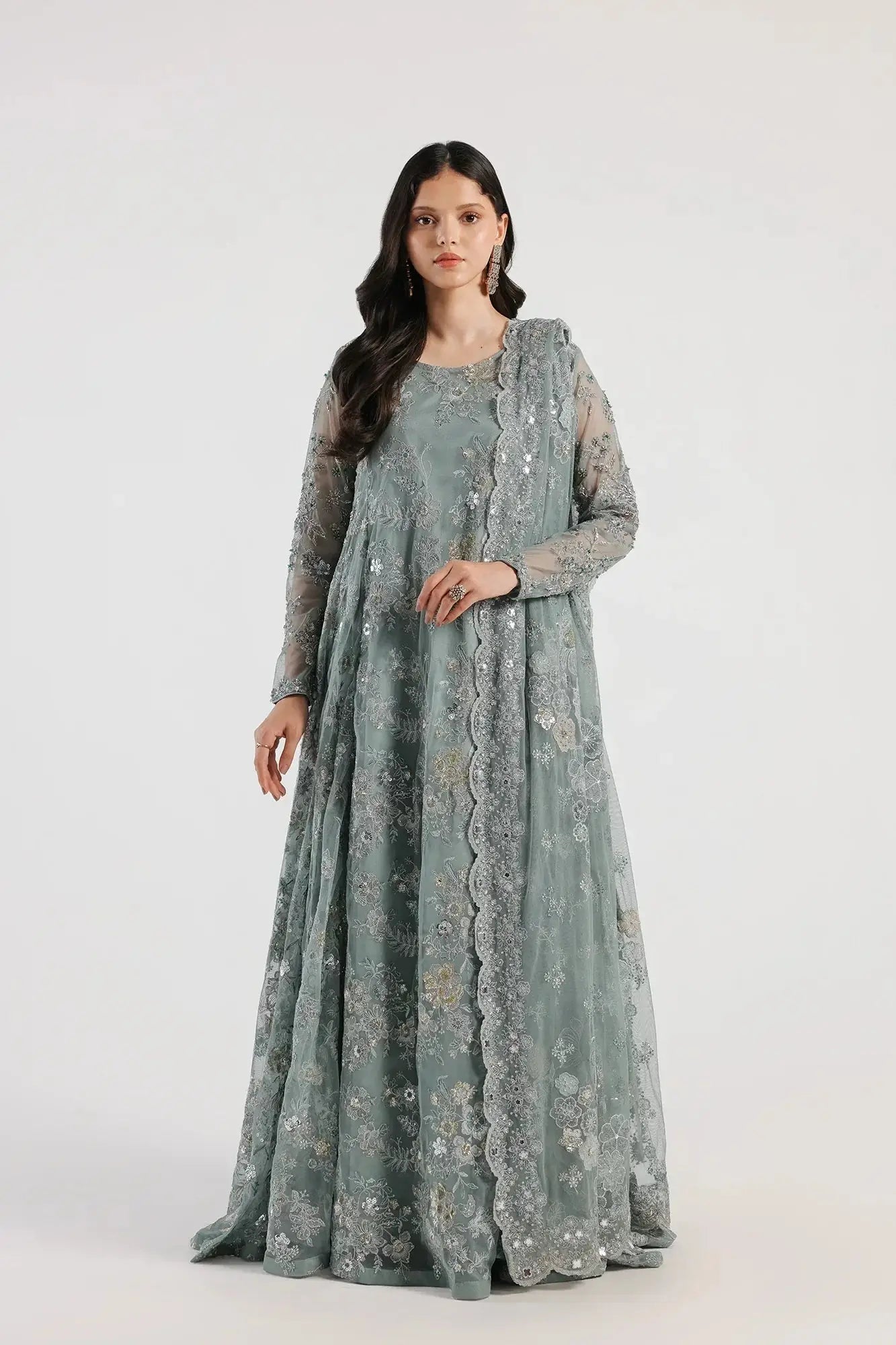 Ethnic | Luxe Formal Collection | E0030/115/715 - Pakistani Designer Dress - by Ethnic | Type: Bridal - 100% Original at Saira Sultan