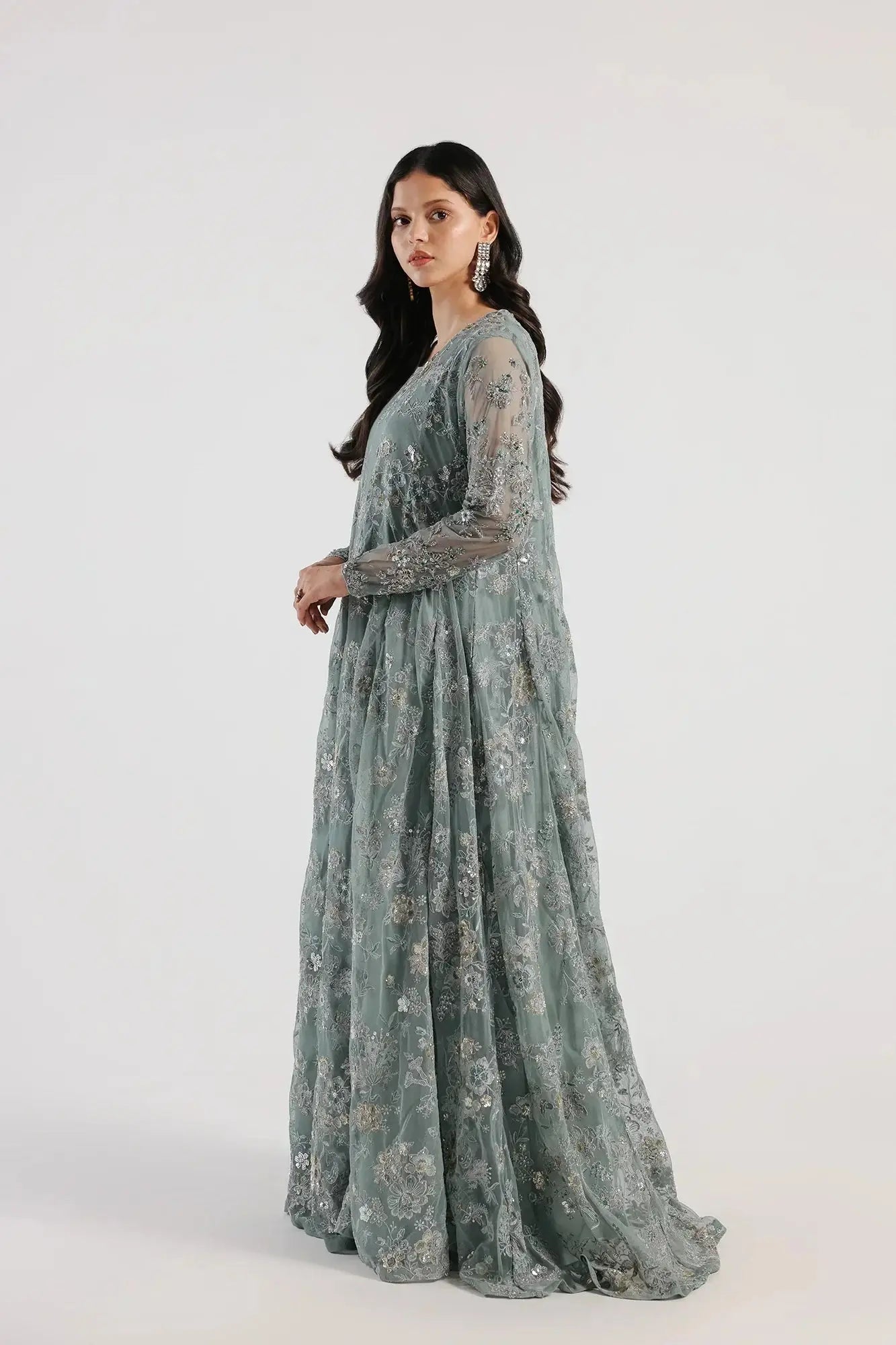 Ethnic | Luxe Formal Collection | E0030/115/715 - Pakistani Designer Dress - by Ethnic | Type: Bridal - 100% Original at Saira Sultan