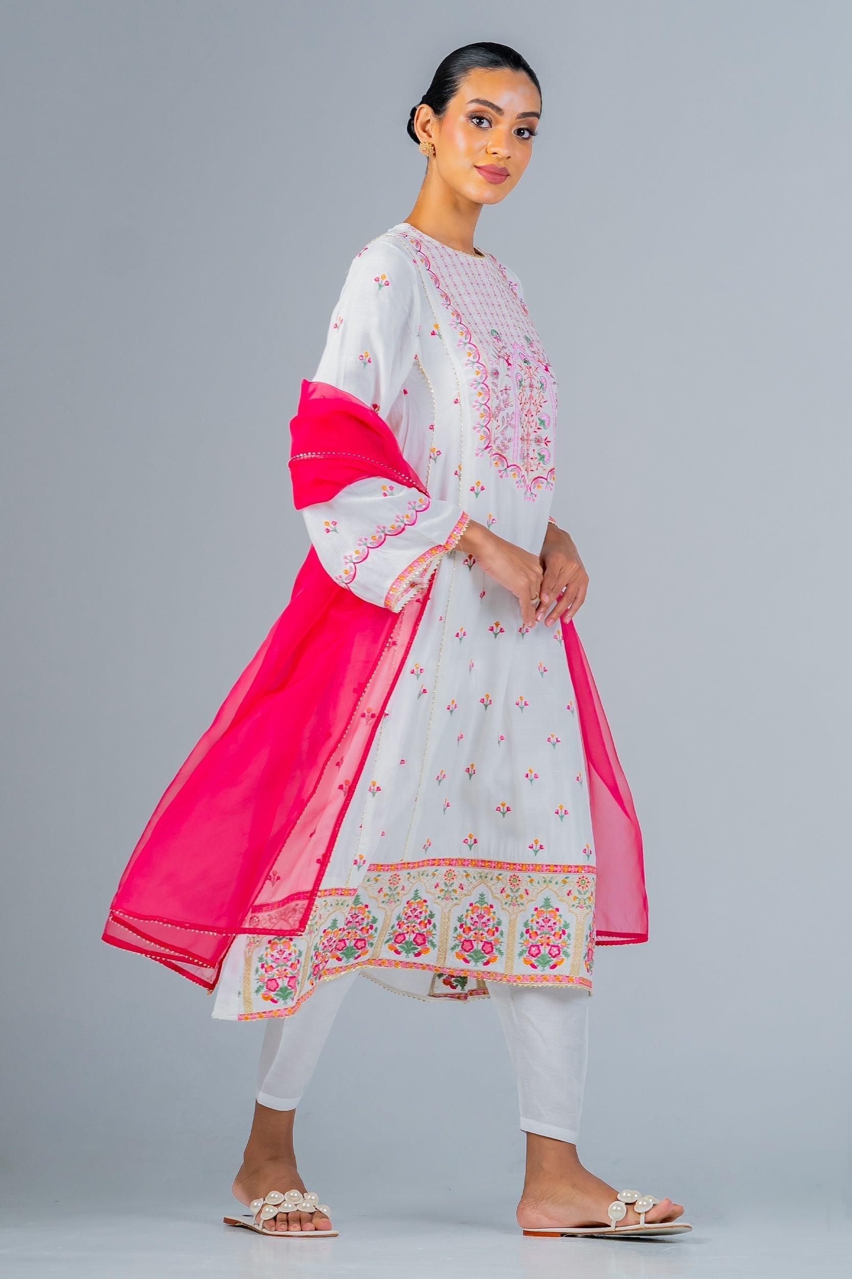 Ego | Diva Premium | HIBISCUS 3 PIECE L White Silk