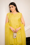 Hana | Signature Series | Lime Radiance L Yellow Raw Silk