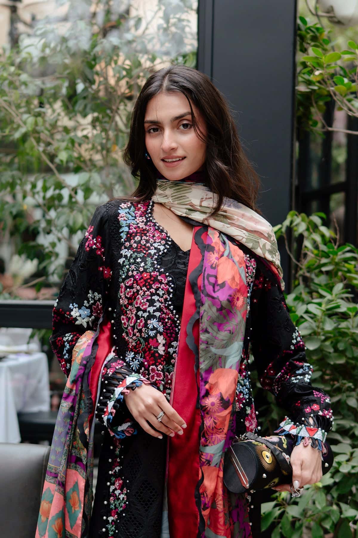 Afrozeh | Lawn 25 | Elva M Black Lawn