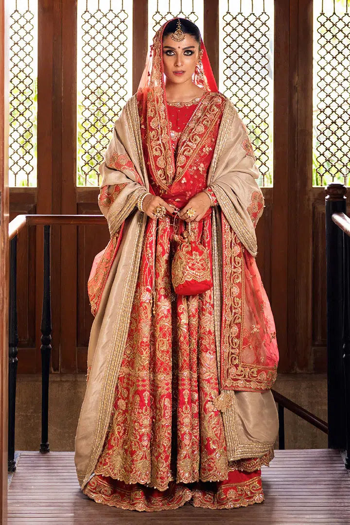 Erum Khan | Jahan Wedding 23 | Rani - Pakistani Designer Dress - by Erum Khan | Type: Bridal - 100% Original at Saira Sultan