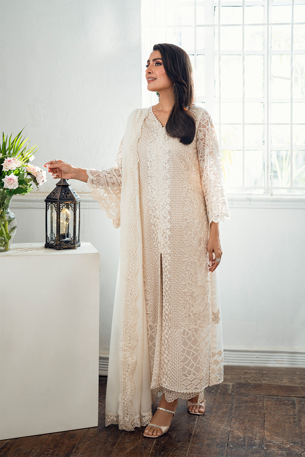 Azure | Vogue Formals | Ethereal Pearl XS Cream Net