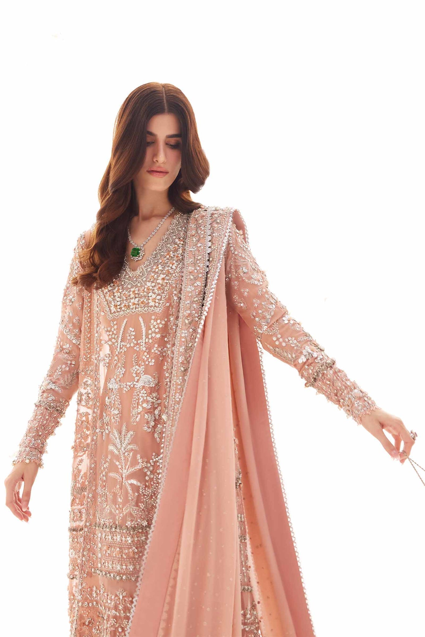 Elan | Elitarie Wedding Formals | ROS‰A (EP-21213) - Pakistani Designer Dress - by Elan | Type: Ladies Clothes - 100% Original at Saira Sultan